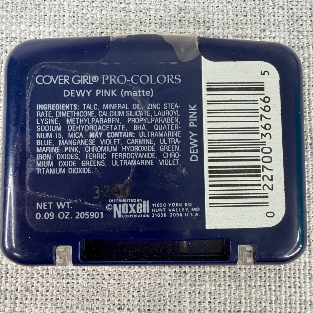 Cover‎ Girl Pro Colors Dewy Pink Matte Eyeshadow Matte .09 Oz VINTAGE New - Picture 4 of 4